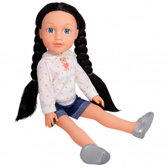 Кукла Miss Kapriz MK2540DK-B 40 см, с аксесс, в пак. FCJ1457030  