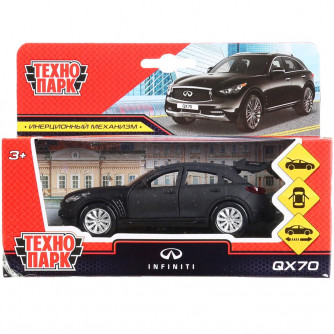 Металлическая машинка Технопарк  Infiniti QX70 QX70-12MAT-BK