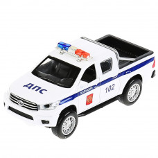 Металлическая машинка Технопарк Toyota Hilux Полиция HILUX-12SLPOL-WH