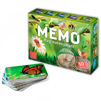 Игра Мемо Мир насекомых и не только 8577 /48/   