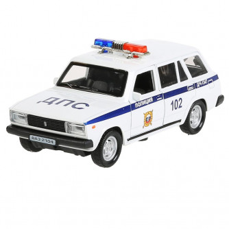 Металлическая машинка Технопарк ВАЗ-2104 Жигули Полиция 2104-12SLPOL-WH
