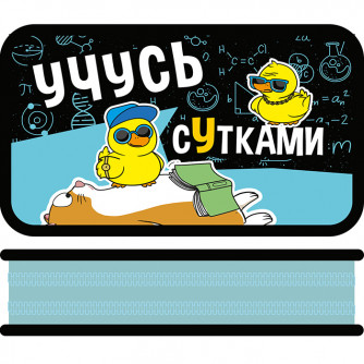 Пенал 2 отделения на молнии ПЧЕЛКА 