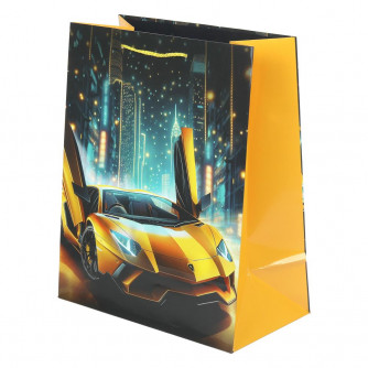 Пакет подарочный глянцевый l, авто ламб,140 гр/м2 ЧУДО ПРАЗДНИК PL-127475-LMB  