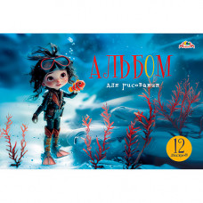 Альбом для рисования А4, 12л, КТС 