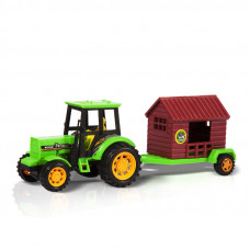 Фрикционная игрушка Handers Трактор с прицепом Перевозчик дома HAC1608-111