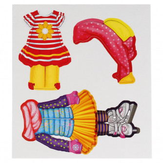 Магнитная игра УМка Одень куклу  4690590140383 (6)