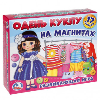 Магнитная игра УМка Одень куклу  4690590140383 (6)