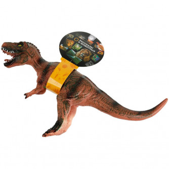 Игрушка пластизоль динозавр монолопхозавр 48*16*24 см, хэнтэг, звук ИГРАЕМ ВМЕСТЕ 1907Z930-R   