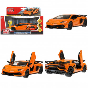 Машина металл свет-звук lamborghini aventador svj, 15,5 см, двери, инерция Технопарк SB-68473