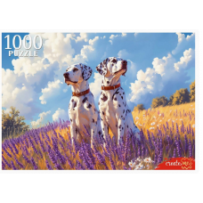 ПАЗЛЫ 1000 элементов. СОБАКИ В ПОЛЕ (Арт. Ф1000-8732)    