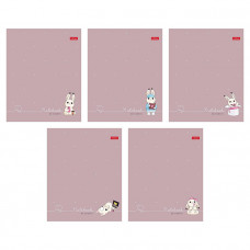 Тетрадь 48л.кл.скрепка Hatber, 