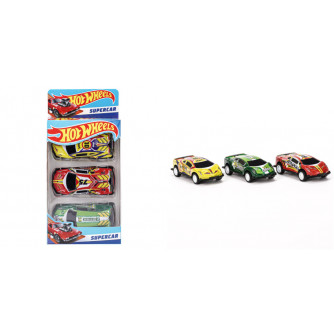 Машина металл Хот Вилс hot wheels набор СПОРТКАР 7 см, 3 шт, в ассорт, кор.2404C0436-R   