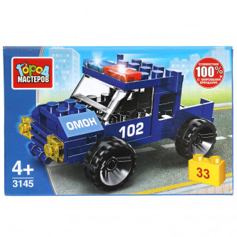 Конструктор Город мастеров Полицейский пикап 3145-JS
