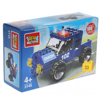 Конструктор Город мастеров Полицейский пикап 3145-JS