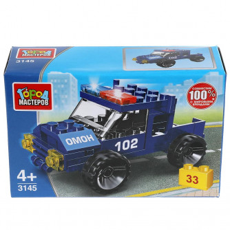 Конструктор Город мастеров Полицейский пикап 3145-JS