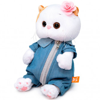 Ли-Ли BABY в джинсовом комбинезоне LB-075  