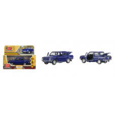 Машина металл ретро-модель 12 см, дв,баг,инер,темно-синий, кор. Технопарк ZAZ968A-12-BU2 (72)   