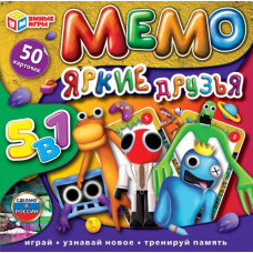 Карточная игра мемо Умные игры Яркие друзья 4650250574194