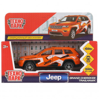 Металлическая машинка Технопарк Jeep Grand Cherokee Спорт CHEROKEE-12-SRT