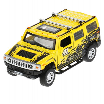 Металлическая машинка Технопарк Hummer H2 Спорт HUM2-12SLSRT-YE