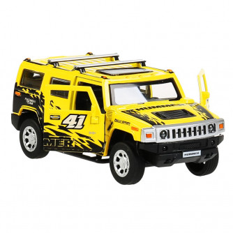 Металлическая машинка Технопарк Hummer H2 Спорт HUM2-12SLSRT-YE