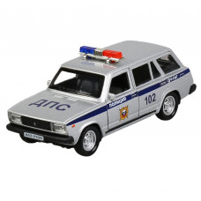 Металлическая машинка Технопарк ВАЗ-2104 Жигули Полиция 2104-12POL-SR