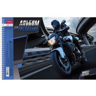 Альбом для рисования А4, 24л, Hatber Альбом для рисования А4, 24л, Hatber