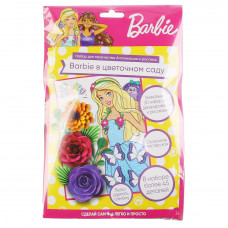 Холст для росписи с декорированием MultiArt Barbie в цветочном саду 100APPL&CANV-BD1