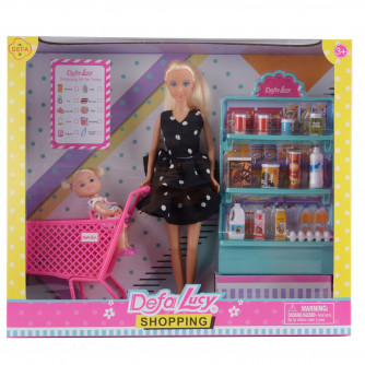 Кукла Defa Lusy Покупка продуктов 8364