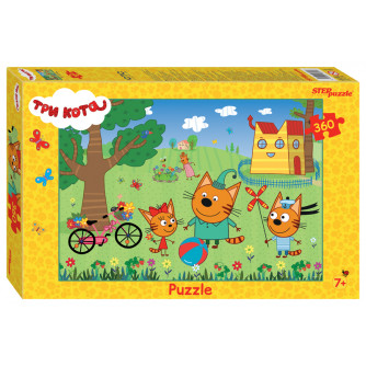 Пазл 360 элементов Три кота 96091