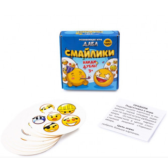 Игра Дабл Смайлики 20 карточек 04683  