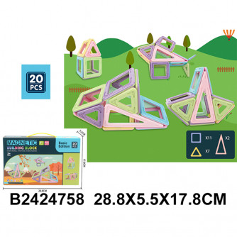 Констр-р магнитный ZB020 20 дет. в кор. 2424758   