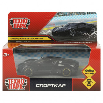 Машина металл СПОРТКАР, 10,5 см, инерция, кор Технопарк 2208C0361-R   