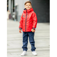 Куртка для мальчика двусторонняя Лука 541-23в-1