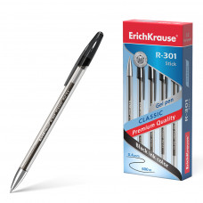 Ручка гелевая Erich Krause Classic Gel Stick черная 53347