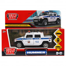 Металлическая машинка Технопарк Hummer H2 Pickup Полиция HUM2PICKUP-12POL-WH