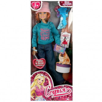 Кукла 29 см София, руки и ноги сгиб, акс, кор КАРАПУЗ 66001-C57-S-BB  