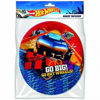 Набор тарелок Hot Wheels 18см 6шт 1502-5433