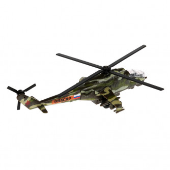 Металлический вертолет Технопарк МИ-24 SB-16-58WB