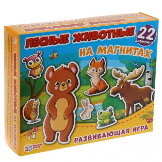 Игра на магнитах Умные игры Лесные животные 4680107953964