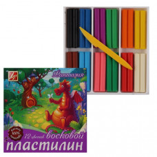 Пластилин - Фантазия. Восковой. 12 Цветов
