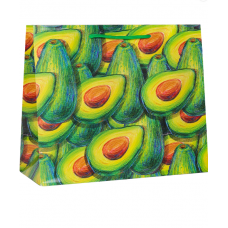 Пакет подарочный с глянц. лам. (горизонтальный)  47x40x14 см (XXL)Свежий авокадо,157г ППК-7493