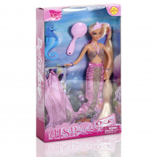 Кукла DEFA Lucy (в комплекте кукла,  морской конек и расчёска, розовый) 8225  //розовый