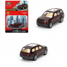 Машина металл land rover range rover, размер 7,5 см, инерция, блистер 2306C0667-R3   