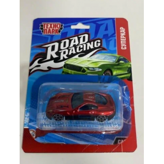 Машина металл ROAD RACING динозавр СУПЕРКАР 7 см, в ассортименте, блистер Технопарк RR-7-2311C0160-R   