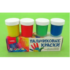 Пальчиковые краски 4 цвета Пкр-005