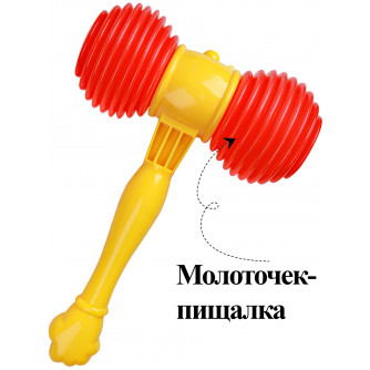 Молоточек -пищалка (17,5см)(в сетке) ( Арт. И-0297)