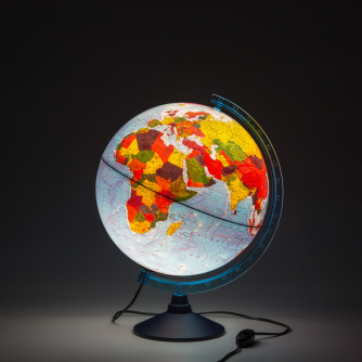 Глобус физико-политический Globen с подсветкой Ке013200228