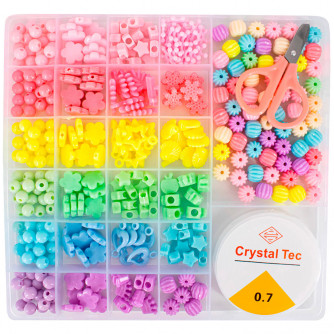 Набор бусин Miss Kapriz MKN088-6 в кор.  FCJ0877331    Набор бусин Miss Kapriz MKN088-6 в кор.  FCJ0877331