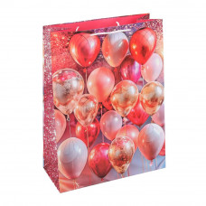 Пакет подарочный МАТОВЫЙ l,шары140 гр/м2 ЧУДО ПРАЗДНИК PL-123157-HBZ7   